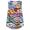 thumbnail image 3 of GERsome Womens Floral Tank Tops Sleeveless V Neck Loose Fit Flowy Tee Shirts Summer Tank Blouses for Women S-3XL, 3 of 5