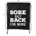 thumbnail image 2 of Power Lifting Backpacks, Extreme Fitness Drawstring Bags Weightlifting Gym Bags - Sore, 2 of 2