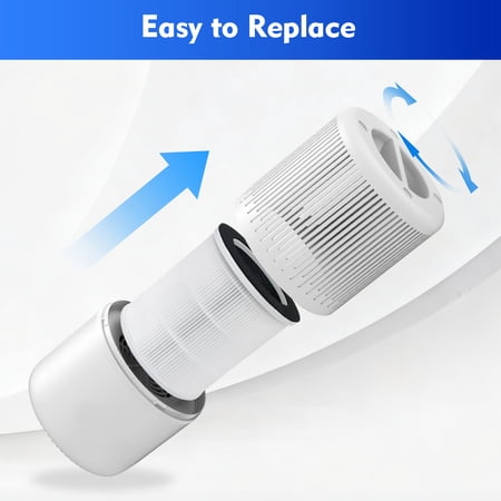 HOME TIMES 2 PACK H13 HEPA REPLACEMENT FILTERS, COMPATIBLE WITH AIRFIRE AP206 & KJ100 AIR PURIFIER, DESIGNED FOR PETS & KIDS, PET FUR & HOME ODOR REMOVAL