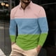 thumbnail image 1 of Blusa y camisa de manga larga con cuello vuelto para hombre, informal, con cuello vuelto, estampado, para fitness, deportiva, de manga larga, de poliéster, 1 of 5