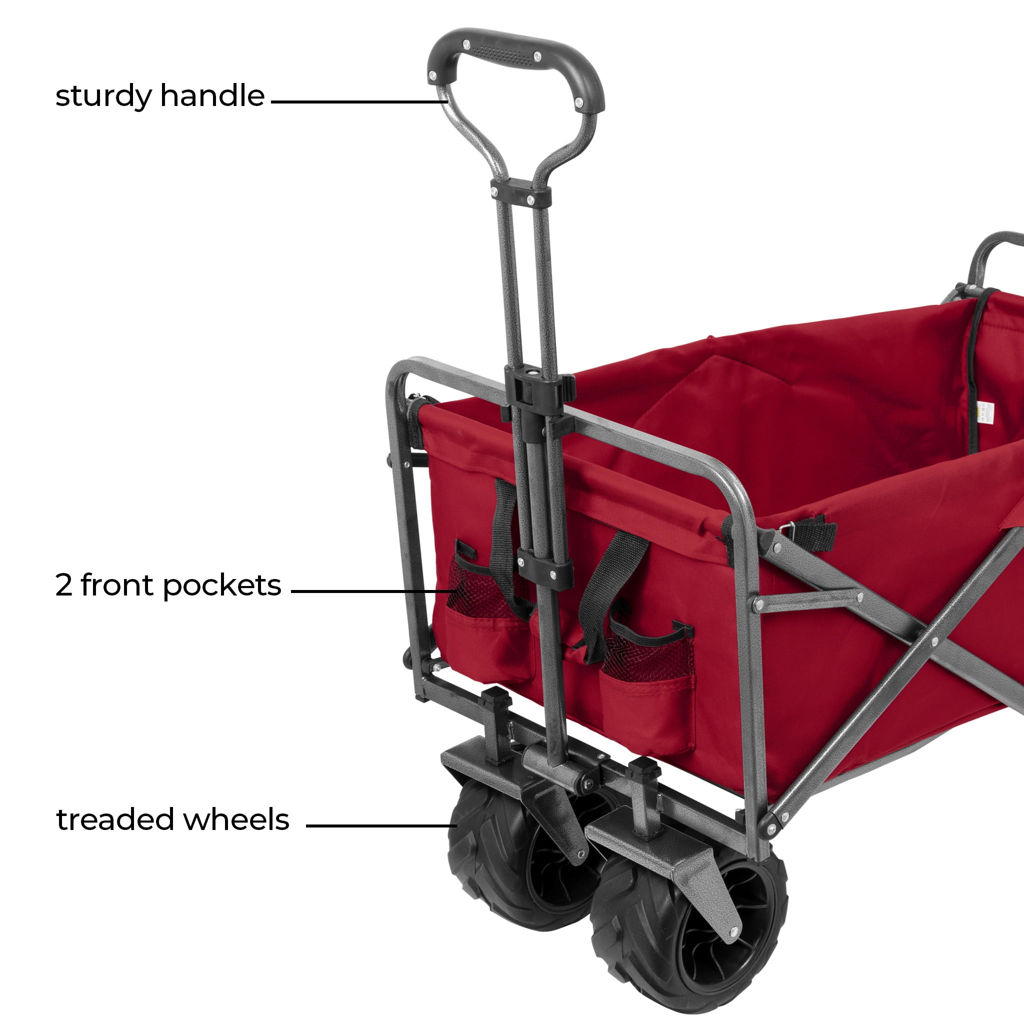 Collegiate Heavy-Duty Utility Collapsible Sports Wagon - Oklahoma  Sooners