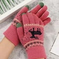 thumbnail image 4 of Dxzfnsa Winter Gloves for Women Warm Wool Touch Screen Ladies Windproof Thermal Knit Fleece Lined Gloves for Cold Weather Gift for Women Christmas Gifts, 4 of 4