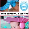 thumbnail image 3 of Chapeau de Douche Bébé Visière de Bain Bébé Lavage Imperméable EVA Douche Chapeau Dessin Animé Type 1, 3 of 7