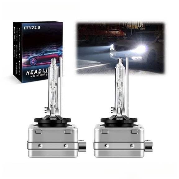 IHNZCB 2PCS New D3S White 66340 66340HBI 42403 42302 HID Xenon Headlight Bulbs Set