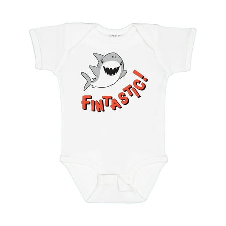 

Inktastic Fintastic! Cute Shark Boys or Girls Baby Bodysuit