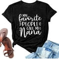 thumbnail image 5 of YDLCAFD T-Shirts Décontractés à Col Rond pour Femmes, Manches Courtes d'Été, Amples, 5 of 5