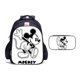thumbnail image 1 of Mochila de Mickey Mouse de Disney para adolescentes, niños y niñas, mochila escolar con estuche para lápices, mochila de viaje de negocios de Anime de dibujos animados, 2 uds. Gao Jinjia LED, 1 of 2