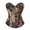Coffee, variant on Corset Tops for Women Vintage Floral Strapless Sweetheart Renaissance Corset Front Busk Closure Boned Waist Trainer Garden Bridal Bustier Top,M