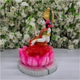 thumbnail image 4 of Lakshmi Goddess Statue Laxmi Idol Goddess Lakshmi on Lotus Lakshmi MATA Sculpture Hindu Goddess Statue Lakshmi Figurine Indian Goddess Idol Laxmi Murti for Diwali Pooja Decor Gift - AtoZ India Cart, 4 of 5