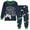 5# Gamepad, variant on DDSOL Toddler Boy Pajamas Long Sleeves Football Pjs Cotton Sleepwear 2-Piece Green 4T