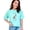 Chalky Mint, variant on It's Not Dog Hair, It's Husky Glitter with Cute Siberian Husky Dog Art, Crunchberry Comfort Colors T-Shirt, Small