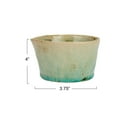 thumbnail image 3 of Creative Co-Op Stoneware Measuring Cups with Reactive Crackle Glaze, Green, Set of 4, 3 of 5