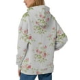 thumbnail image 4 of Innerwin Chandail à Manches Longues en Molleton pour Femmes, Imprimé Floral, Décontracté, Style-E m, 4 of 6