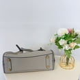 thumbnail image 4 of COACH Color-Block Leather Lori Shoulder Bag One Size Dove Grey, 4 of 7
