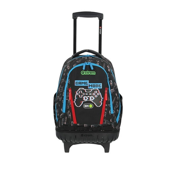 Mochila escolar Con ruedas XTREM XTREM CROSS BLACK GAME negro 38