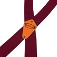 thumbnail image 4 of MELOTOUGH Heavy Duty Clip Suspenders for Men Men s Adjustable X Back Mens Suspenders Straps with Clips Burgundy, 4 of 9