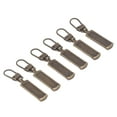 thumbnail image 3 of Metal Zipper Head, Rustproof Zipper Pull Tab 6Pcs Detachable  For Handbags Bronze, 3 of 8