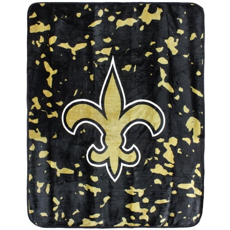 New Orleans Saints 50 x 60 Teen Adult Unisex Comfy Throw Blanket
