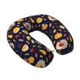 thumbnail image 2 of KLL Turkey And Autumn Pattern Memory Foam Cervical Neck Pillow Versatile U-Shaped Pillows for Home/Office/Camping/Travelling/Soft Washable Cover, 2 of 8