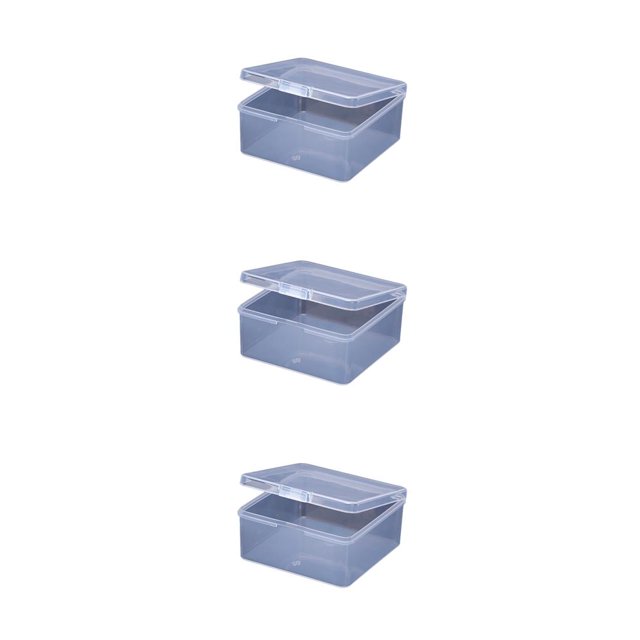 Wosthever Caja de almacenamiento Caja de artículos diversos multifuncional Contenedor con tapa Contenedor de PP para el hogar Cocina Oficina Type1 NO1