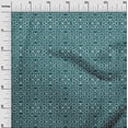 thumbnail image 2 of oneOone Polyester Lycra Fabric Leaves & Swirl Block Fabric Prints By Yard 56 Inch Wide, 2 of 4