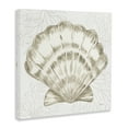 thumbnail image 3 of Stupell Industries Clam Shell & Neutral Coral Animals Painting Wrapped Canvas Canvas Art Print Wall Art, 17 x 17, 3 of 7