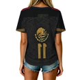 thumbnail image 5 of 2026 New Mexico Soccer Jersey Women, Mexican Jersey Soccer T-Shirt, Jersey De Mexico V-Neck Short Sleeve Football Shirt, Athletic Training Uniform for Adult, 5 of 6