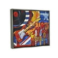 thumbnail image 3 of Stupell Industries Rock 'n Roll Music Tribute Painting Luster Gray Floating Framed Canvas Print Wall Art, Design by Paul Brent, 3 of 8