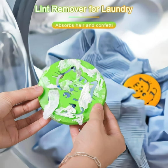Pet Fur Remover for Laundry | Reusable Lint Catcher Cat Dog Hair Catcher Laundry Cleaning Tools | 2-Pack | Pet Fur Remover for Washing Machine