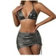 thumbnail image 2 of Traje de baño para mujer, moda, cómodo, bikini, traje de baño liso para mujer, bikinis, trajes de baño para mujer, conjuntos de bikini para mujer, trajes de baño bikini para mujer, 2 of 5