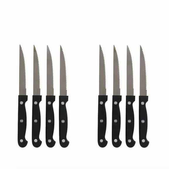 8 Pcs 8 Inches 8 Pack Stainless Steel Steak Knives Set