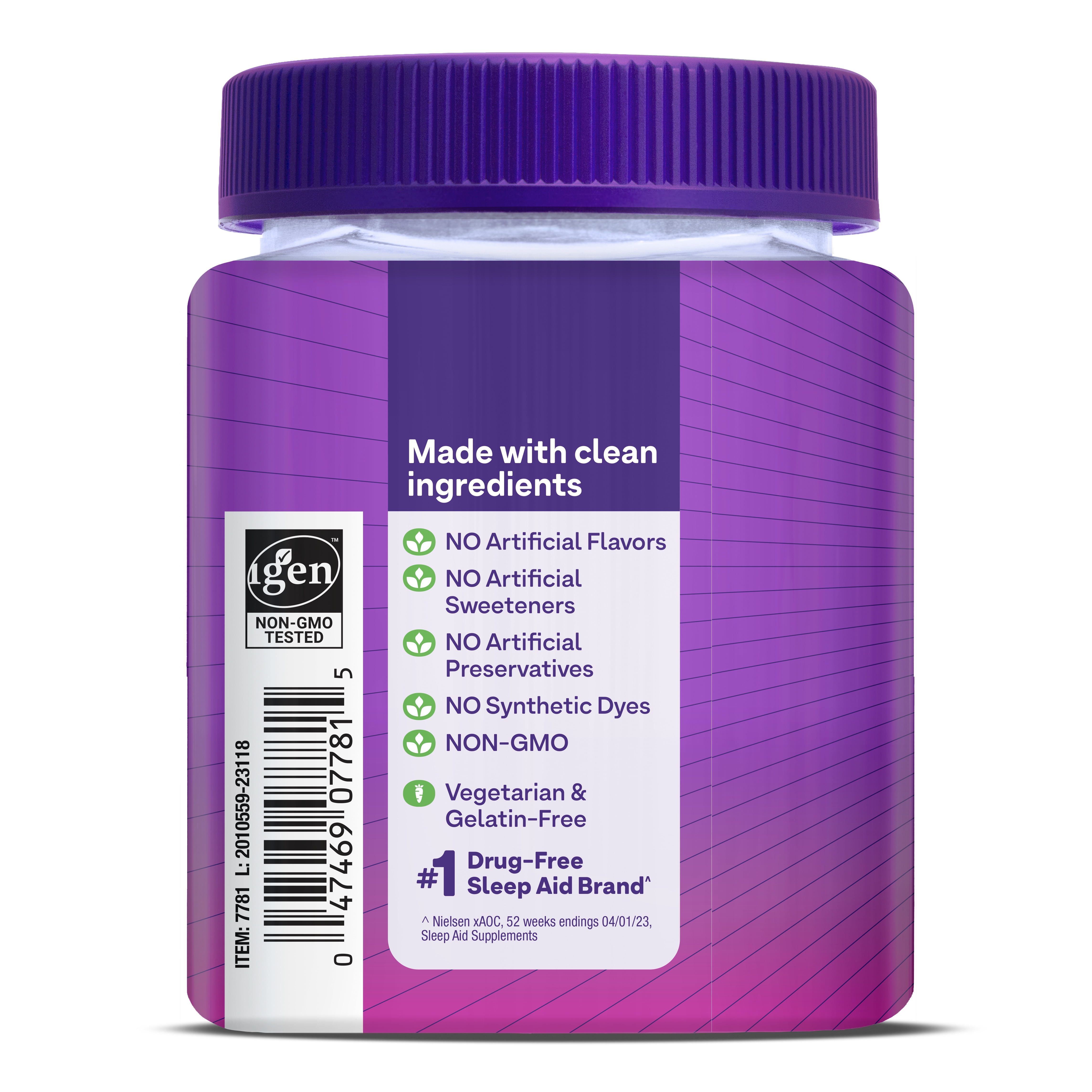 Natrol®  Sleep+™ Beauty, Drug Free Sleep Aid Supplement, For Skin, Hair, Nails, Biotin, Vitamin E, 60 Raspberry Flavored Gummies