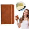thumbnail image 3 of A7 Pocket Notepad Sewn Binding Notebook with Elastic Band Thick Ink-Proof Soft Cover Writing Pad 9-color Lightweight Journal with Smooth Paper for Meeting Records,Travel Memos(100shts./1pcs), 3 of 9