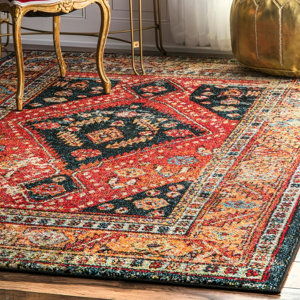 nuLOOM Indoor/Outdoor Transitional Floral Jane Area Rug