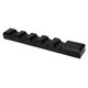 thumbnail image 3 of Chopsticks Soporte reutilizable Chopstick Rest Spoon Soporte de bifurcación creativa Decoración de la mesa Ratting de palillo para acampar restaurante Negro, 3 of 8