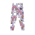 thumbnail image 7 of yboeqw Girls Pajamas Skeleton Ghost Print Outfit 2 Piece Long Sleeve Top and Pant Outfit Set Sleepwear Halloween Jammies 2t 3t 4t 5t 6t 7t 8t(3-4 Years,Pink), 7 of 7