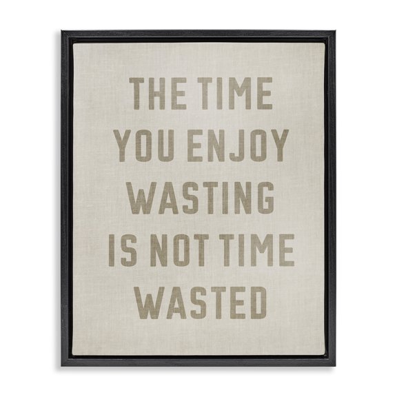 Stupell Industries Traditional Black Floating Frame Canvas Art, 17 x 21, by Lil' Rue
