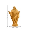 thumbnail image 3 of Darzheoy Resin Jesus Statue, Sacred Heart of Jesus Statue, Tabletop Shelf Sculpture, Versatile Home Decor Accent Ornament, Decorative Figurine for Living Room, Office, Desk, Bedroom, 3 of 6