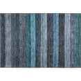 thumbnail image 2 of Addison Rugs Mayfield Premium Machine Washable Transitional Stripes Teal Rectangle Rug, 1'8" x 2'6", 2 of 6