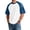 White #7, variant on Dresfit Baseball Shirts for Men Short Sleeve Golf Shirts Crewneck Patchwork Raglan Denim Shirt 2026 Summer Big and Tall Lightweight Washed Atheletic T Shirts Light Purple 2XL