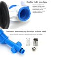 thumbnail image 4 of Hot Sale!Pet Supplies Hanging Drinking Head Tableware Stainless Steel Ball Drinking Head Plastic Drinking Head, 4 of 7