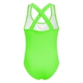 thumbnail image 7 of Miaoju One Piece Swimsuit for Girls 6 Keyhole Tankini Quick Dry & Stretchy Tropical Print Ruffle Bathing Suit Summer Girl's Swimwear Tween Adjustable Straps Padded, 7 of 7