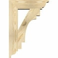 thumbnail image 2 of Ekena Millwork 4"W x 20"D x 28"H Olympic Craftsman Rough Sawn Bracket, Western Red Cedar, 2 of 4