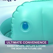 Puddle Jumper WonderSplash Square 3-Ring Inflatable Baby Boat Float, 24-33lbs (11-15kg) Weight Capacity