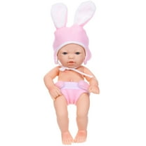 7 Inch Realistic Baby Doll Soft Vinyl Reborn Doll with Pacifier Easter Gift for Girls Toddlers Pretend Play Ages 3 Plus