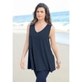 thumbnail image 4 of Roaman's Women's Plus Size Cotton Ultimate Swing Tank Top, 4 of 6