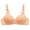Khaki, variant on Women's Bras Wireless Under $5 Solid Color Back Buckle Thin Style Ventilate Bra Without Steel Rim