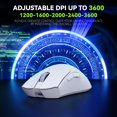 thumbnail image 4 of Ratón para juegos YPBDAN inalámbrico 65g 5 DPI ajustable Bluetooth, 4 of 9