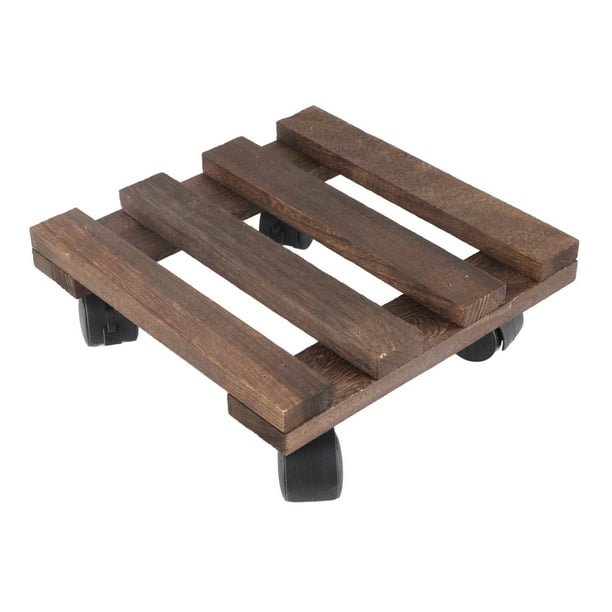 Bandeja para macetas con ruedas, base universal, móvil, grande, rectangular, engrosada