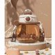 thumbnail image 2 of Kawaii Water Bottle With Straw, 18.5oz Big Belly Water Bottle Cute Bear Shaped Thermal Bottle, Leak Proof Stainless Steel Vacuum Insulated Water Bottl, 2 of 2